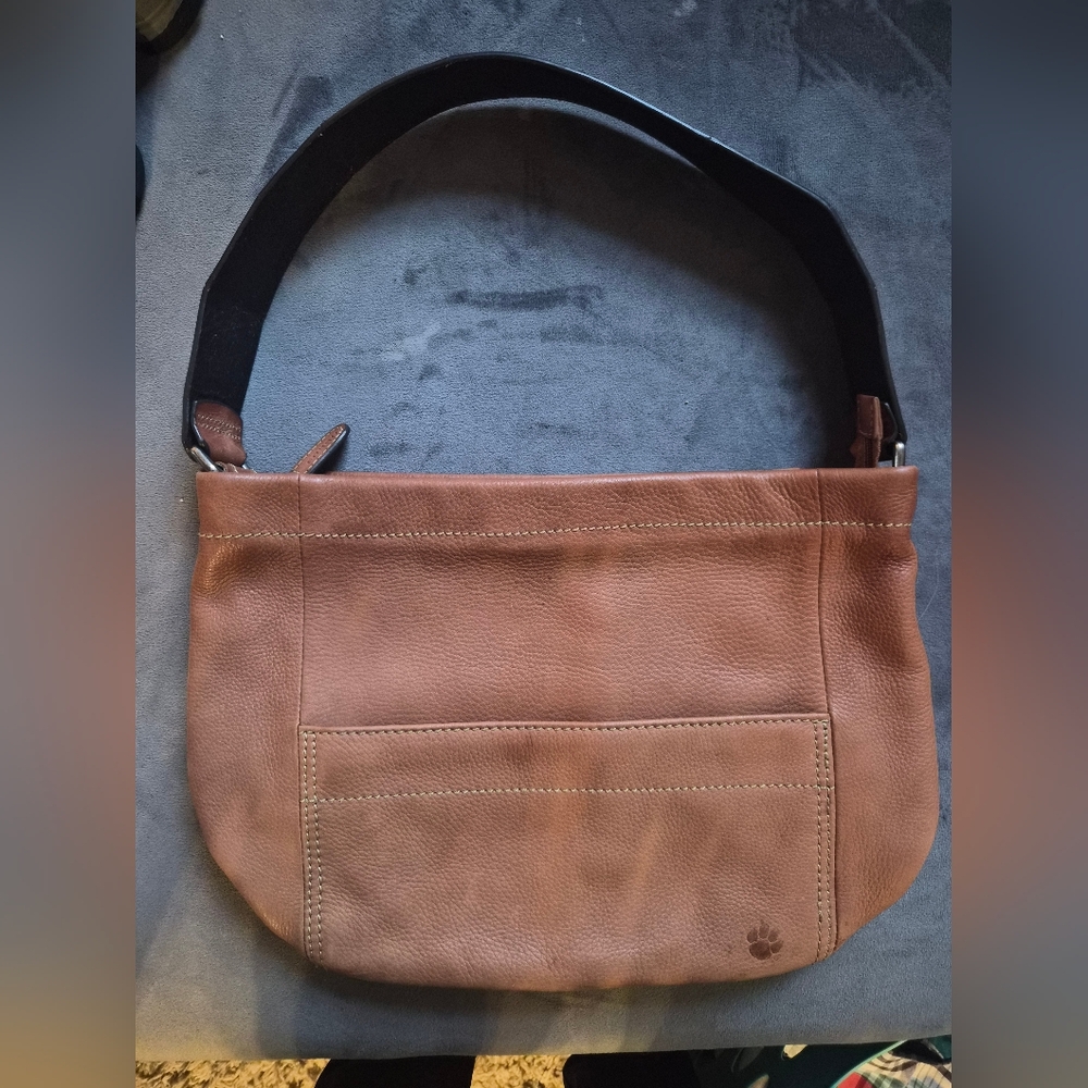 Fossil Clemson Leather Shoulder Bag Genuine Leather Purse